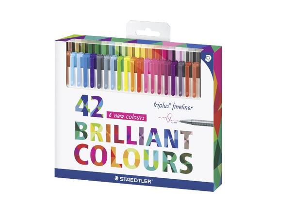 Fineliner triplus 42 ass farger 